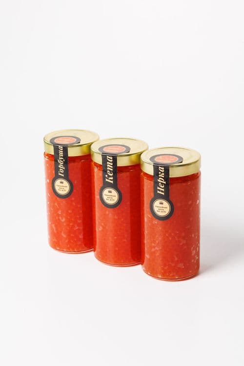 Ікра Горбуша-Кета-Нерка 3×500 г