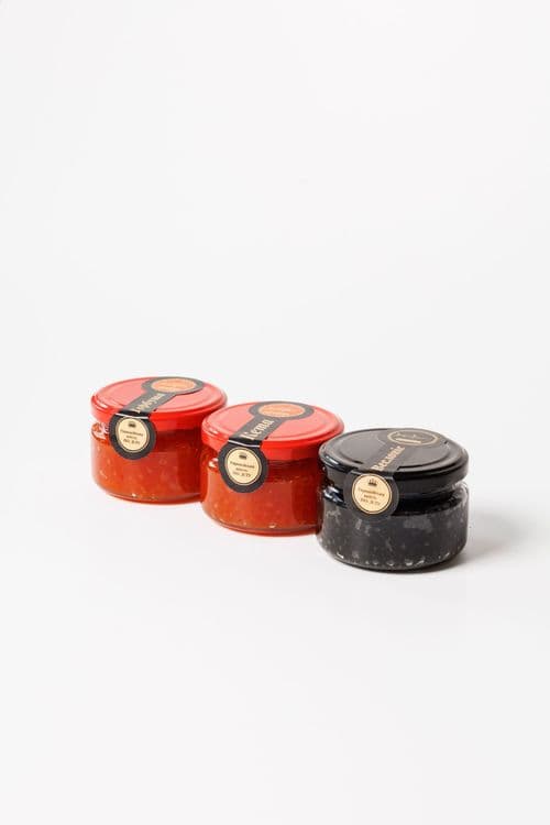 Ікра Горбуша-Кета-Веслоніс 3×250 г